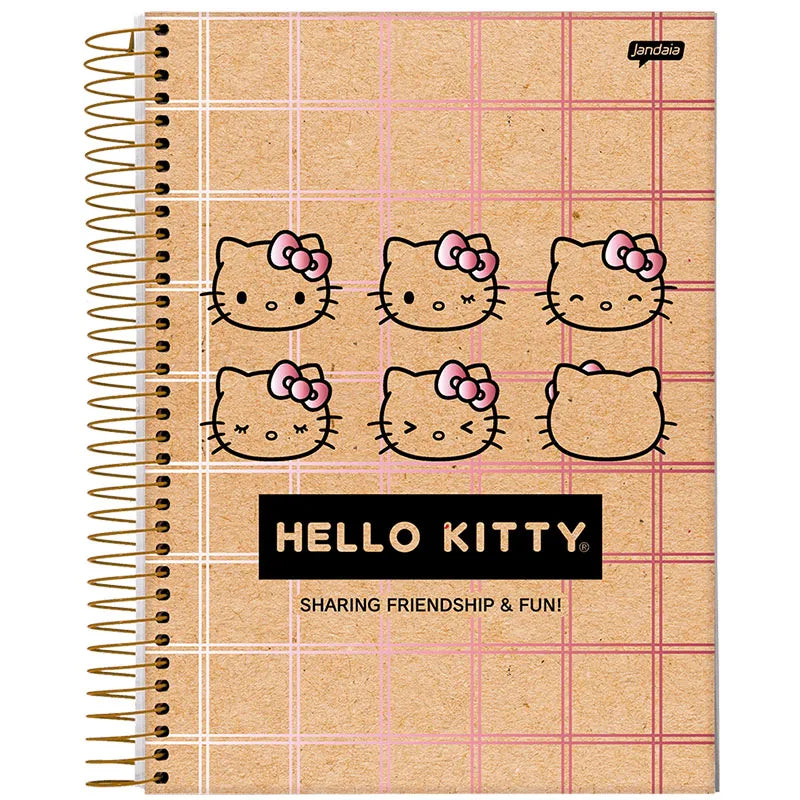 CADERNO HELLO KITTY 10 MATERIAS