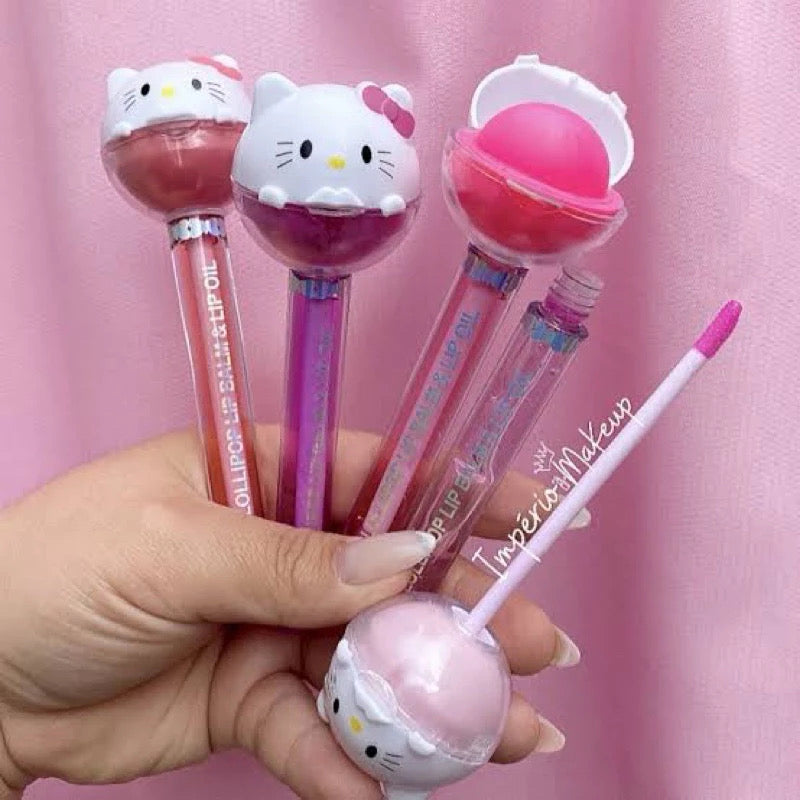 LIP GLOSS E LIP BALM HELLO KITTY