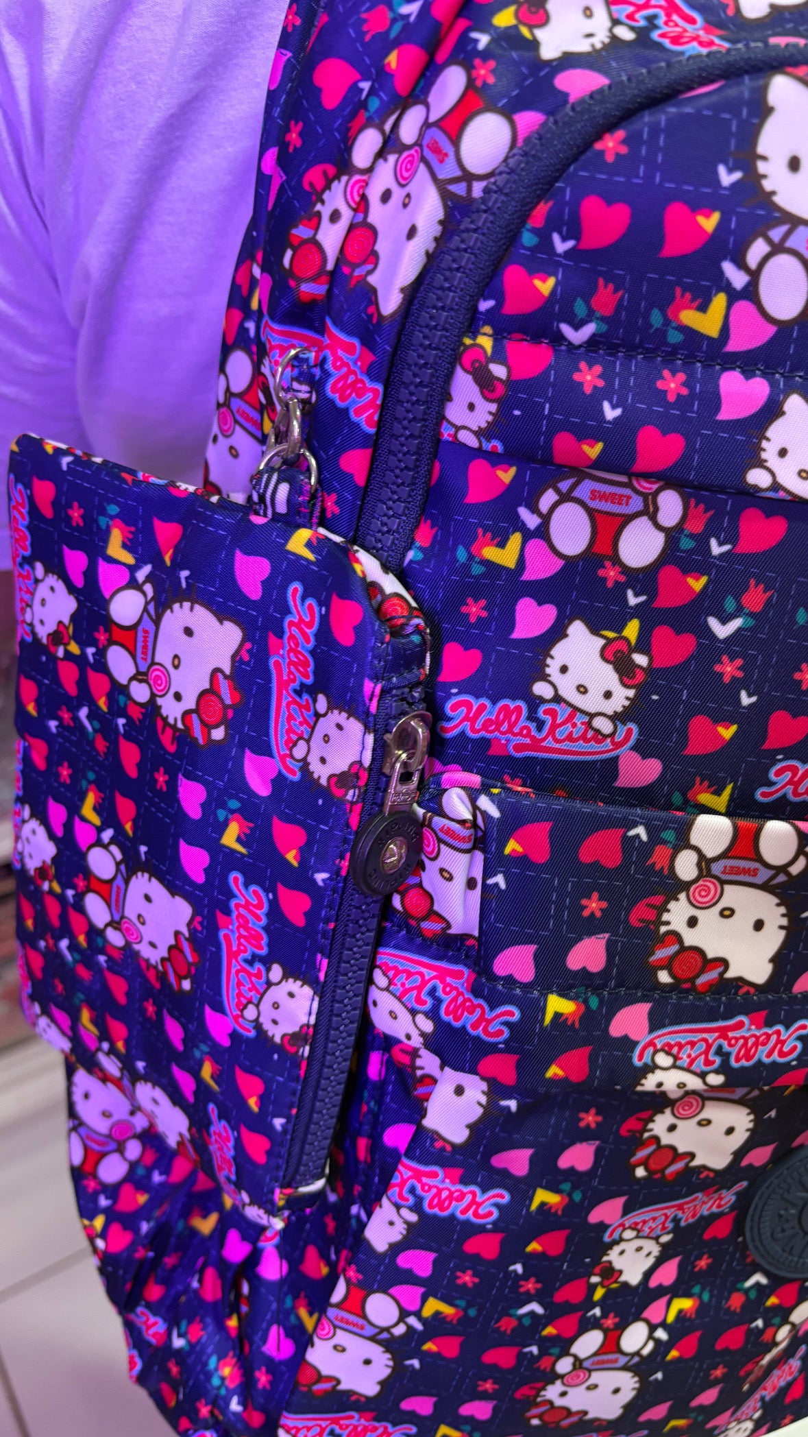MOCHILA HELLO KITTY E KIPLING