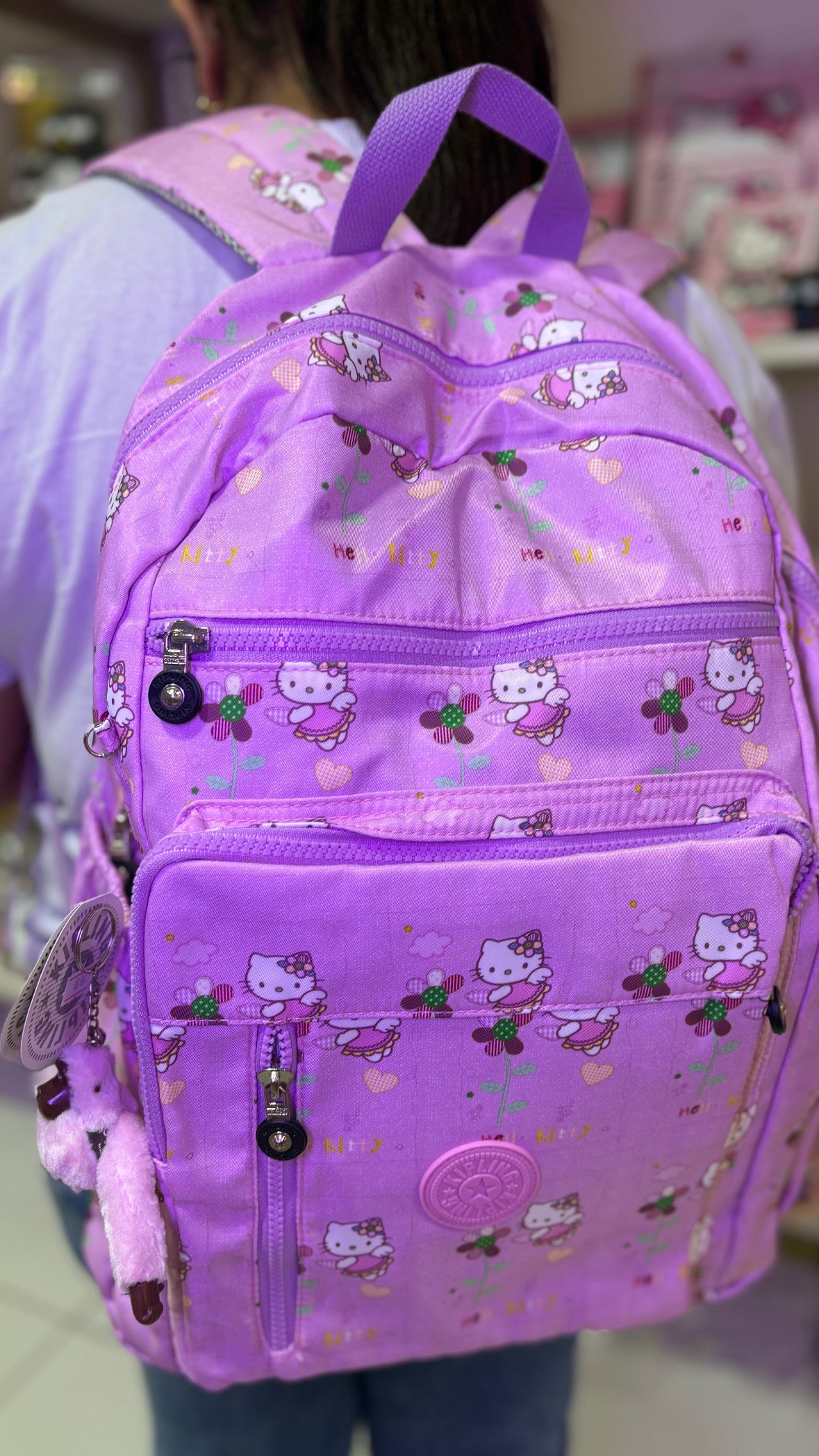 MOCHILA HELLO KITTY E KIPLING