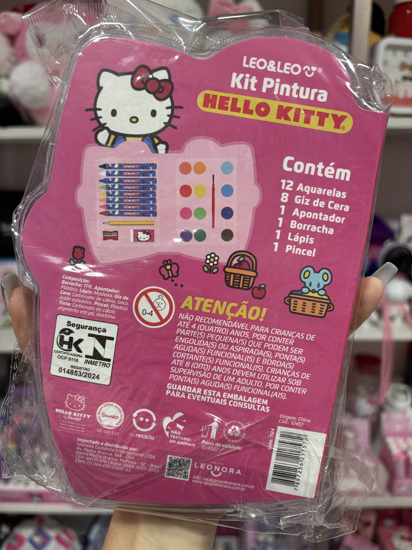 KIT PINTURA HELLO KITTY E LEO&LEO