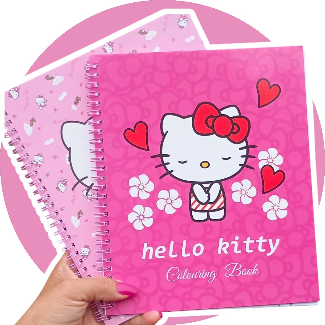 LIVRO DE COLORIR HELLO KITTY