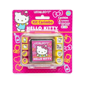 KIT CARIMBO HELLO KITTY
