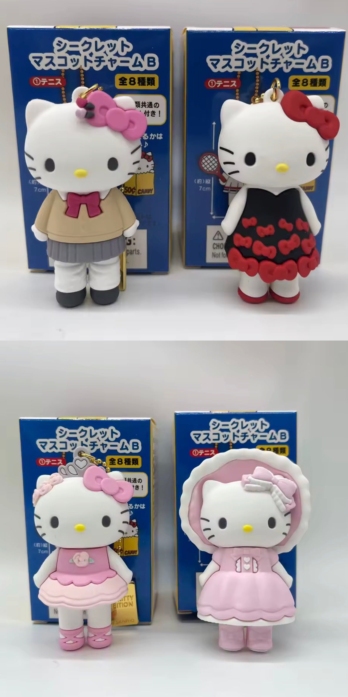 CHAVEIRO IMPORTADO HELLO KITTY ANIVERSÁRIO 50 ANOS, ORIGINAL BLIND BOX (SURPRESA)