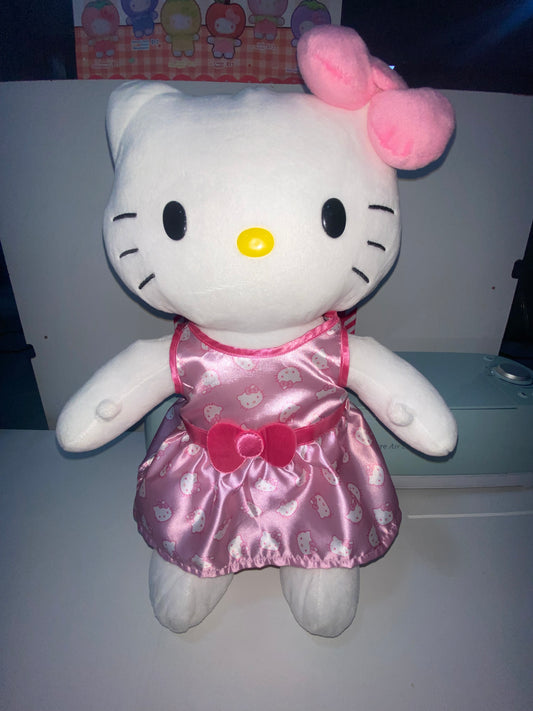 PELÚCIA HELLO KITTY CRIE AMIGOS com vestido original bulid a bear importado estados unidos