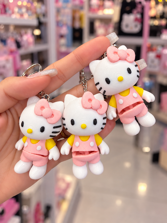 CHAVEIRO 3D HELLO KITTY ARTICULADA
