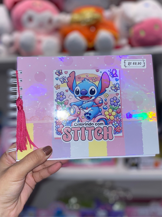 LIVRO DE COLORIR STITCH