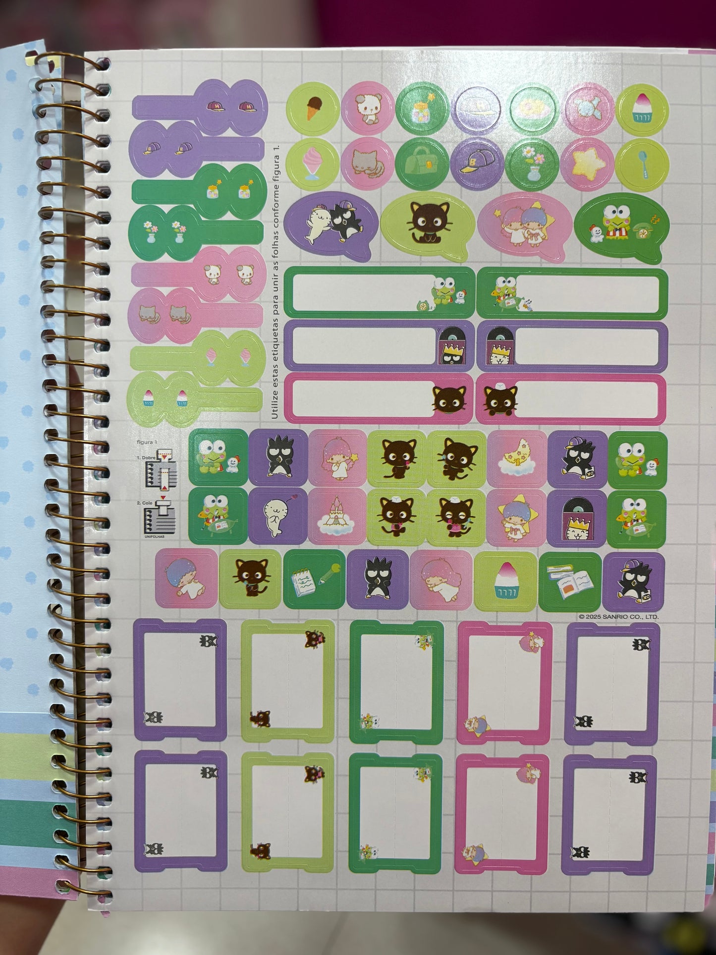 CADERNO SANRIO 10 MATÉRIAS CAPA 2026
