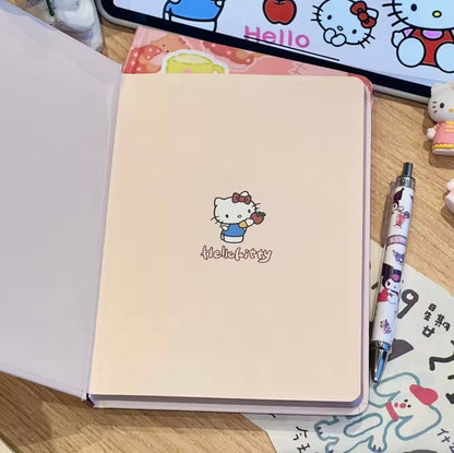 AGENDA HELLO KITTY FOLHAS SUPER DECORADAS