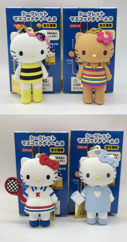 CHAVEIRO IMPORTADO HELLO KITTY ANIVERSÁRIO 50 ANOS, ORIGINAL BLIND BOX (SURPRESA)
