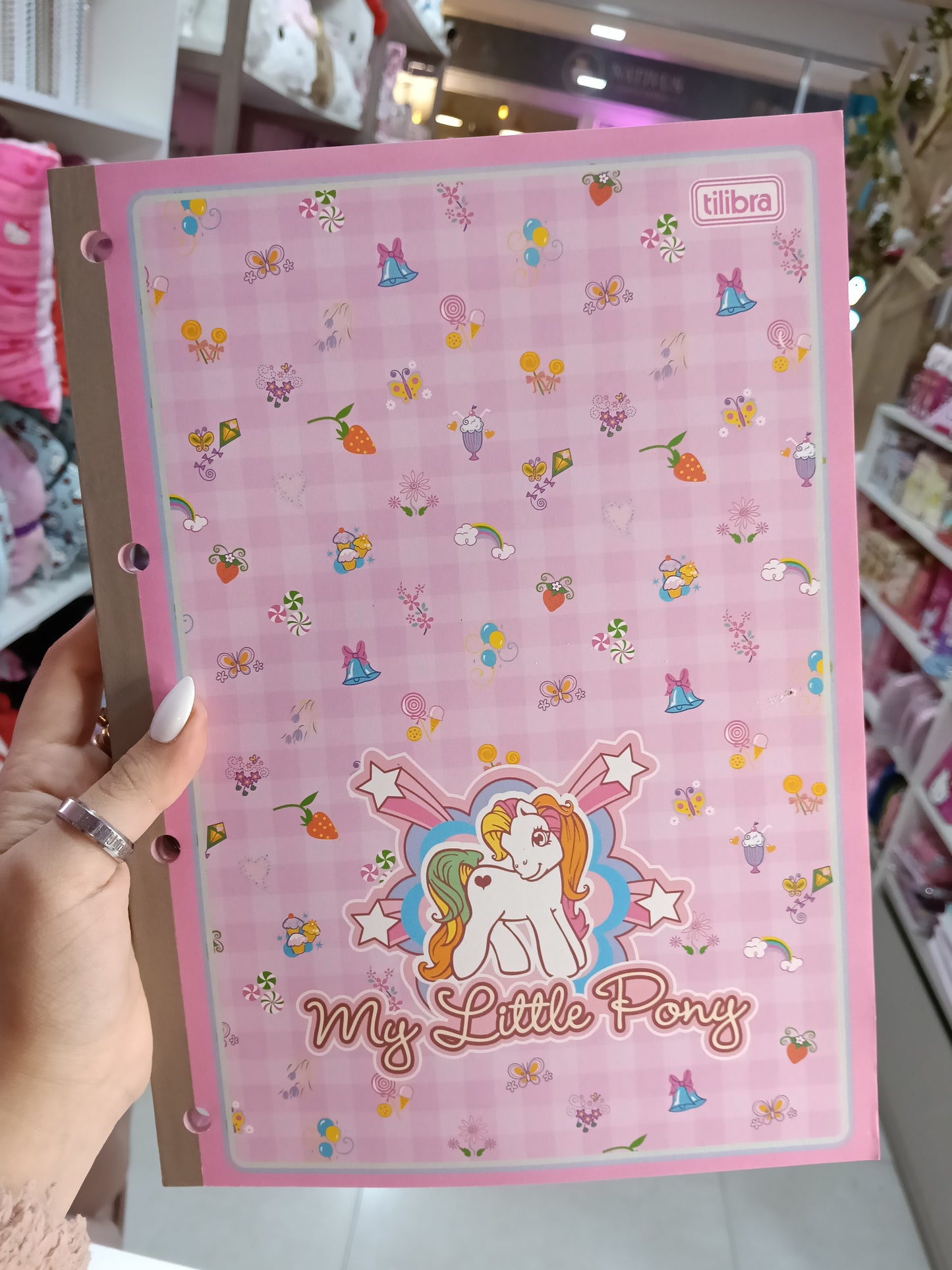 FOLHAS DE FICHARIO VINTAGE HELLO KITTY, MORANGUINHO, CHOCOCAT