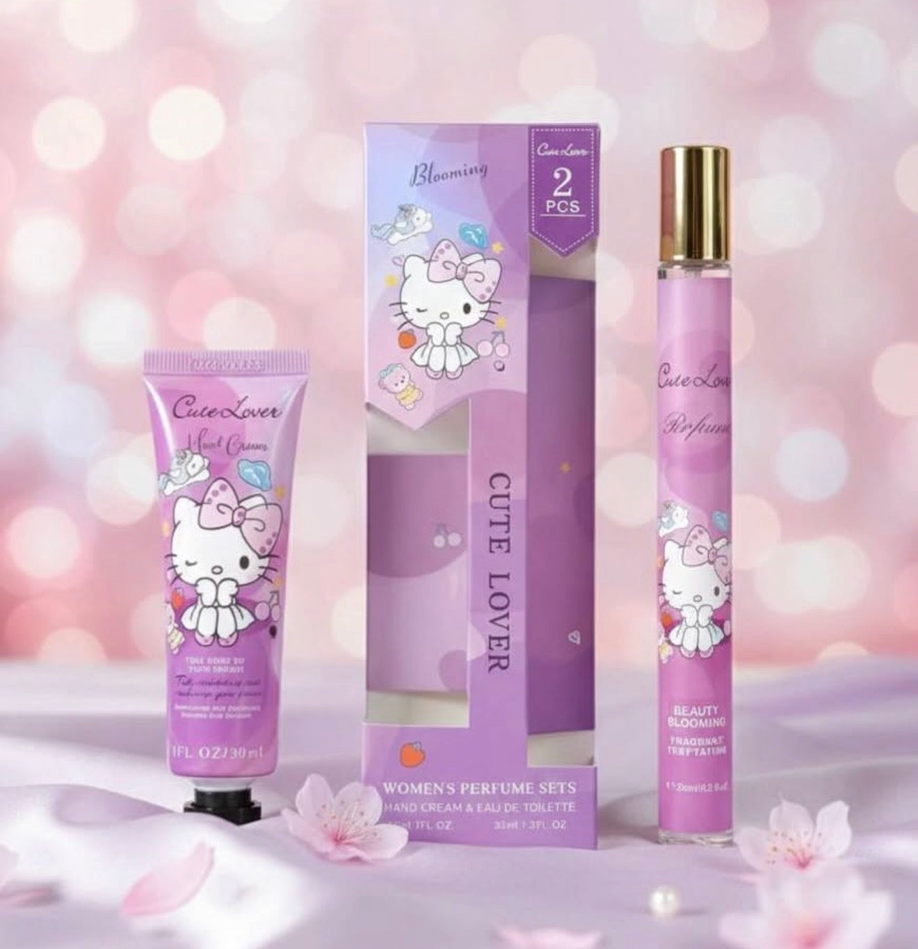 PERFUME 2 Em 1 com creme para mãos