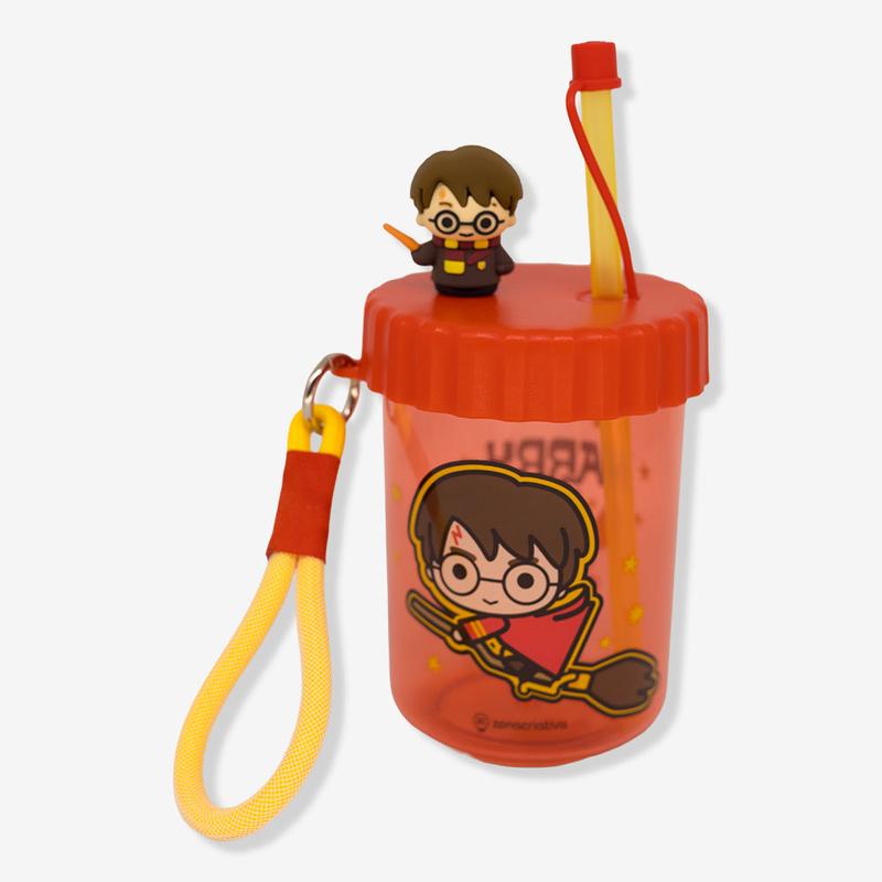 COPO FLIP CANUDO HELLO KITTY, HARRY POTTER, SONIC, HOMEM ARANHA, BOB ESPONJA