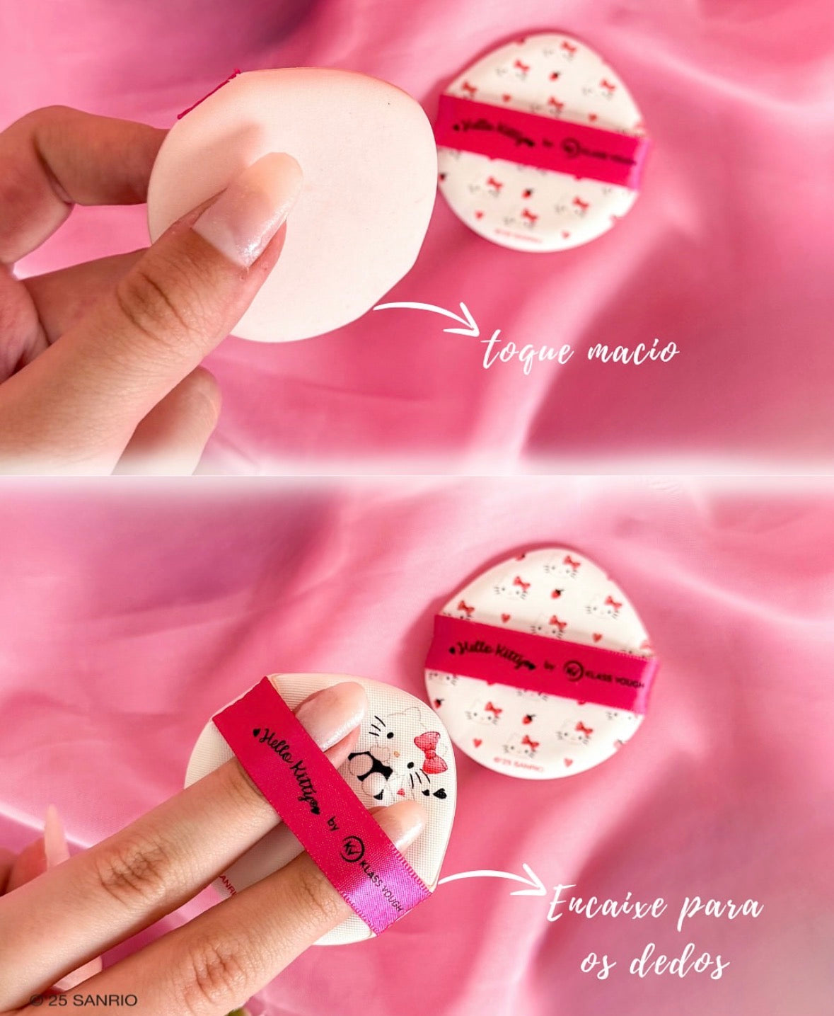 Esponja dupla air cushion hello kitty