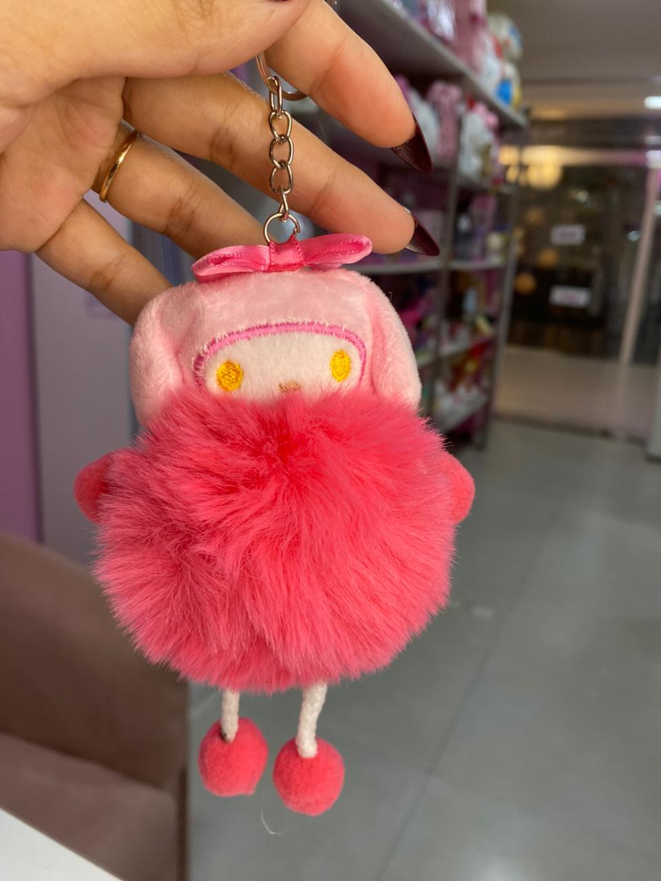 CHAVEIRO FOFO SANRIO POMPOM HELLO KITTY E AMIGOS
