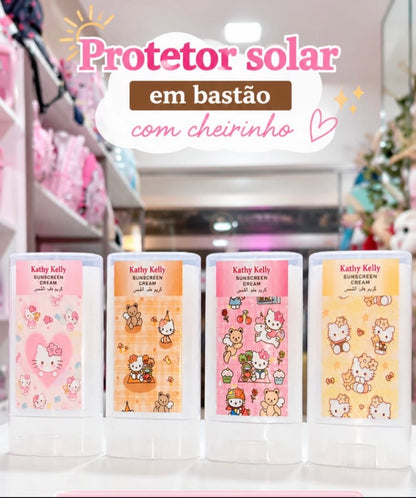 PROTETOR SOLAR CHEIRINHO DE MORANGO HELLO KITTY