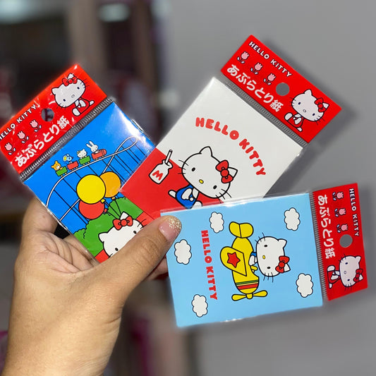 LENÇO IMPORTADO HELLO KITTY PARA TIRAR OLEOSIDADE