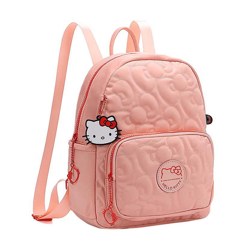 MOCHILA HELLO KITTY acompanha chaveiro