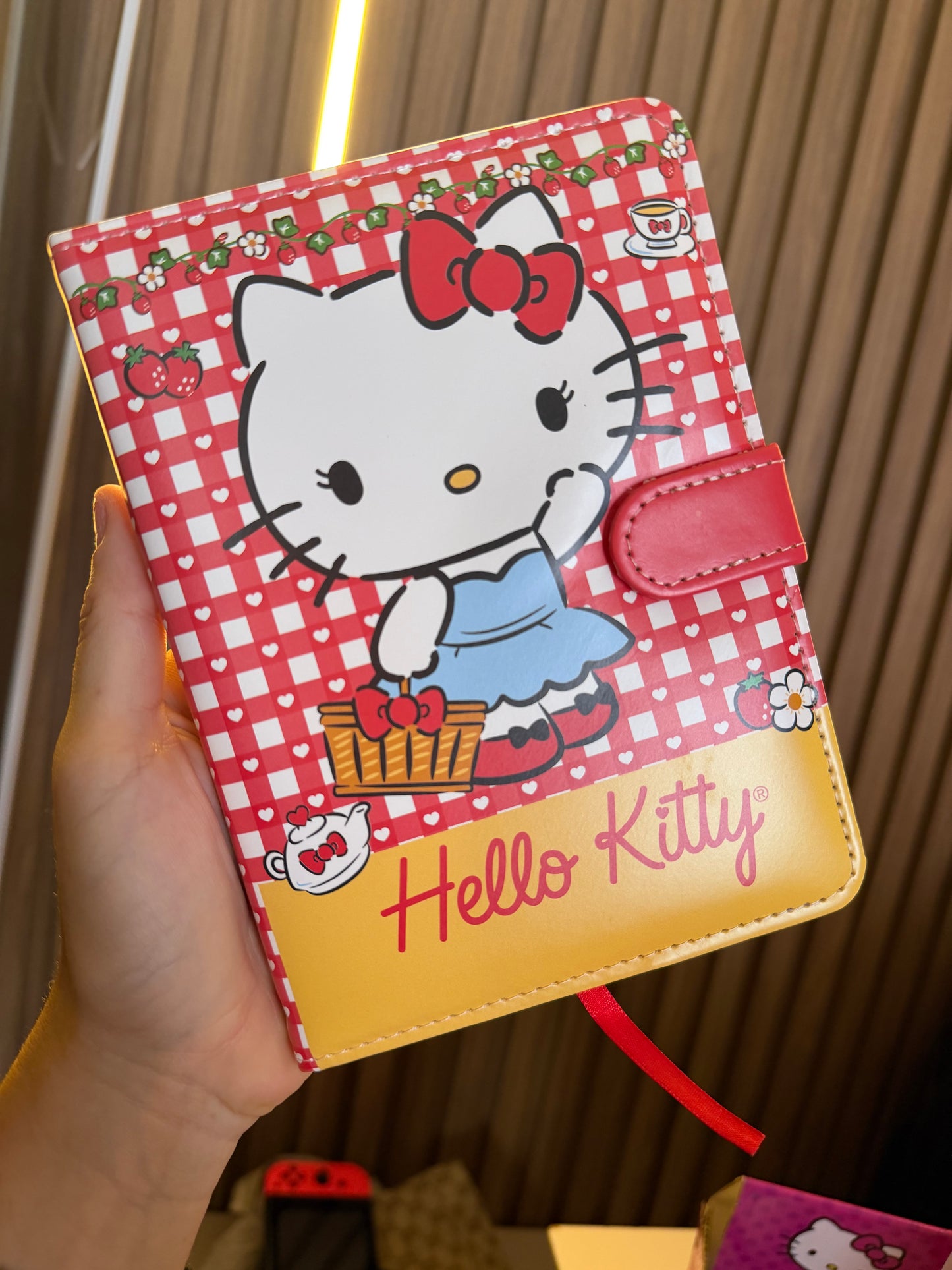 AGENDA HELLO KITTY CAPA EM IMÃ