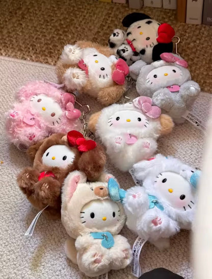 CHAVEIRO BLIND BOX ORIGINAL SANRIO, IMPORTADO, HELLO KITTY CACHORRINHO
