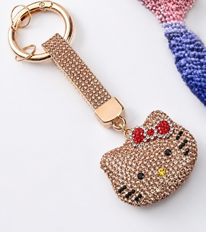 CHAVEIRO BRILHANTE HELLO KITTY