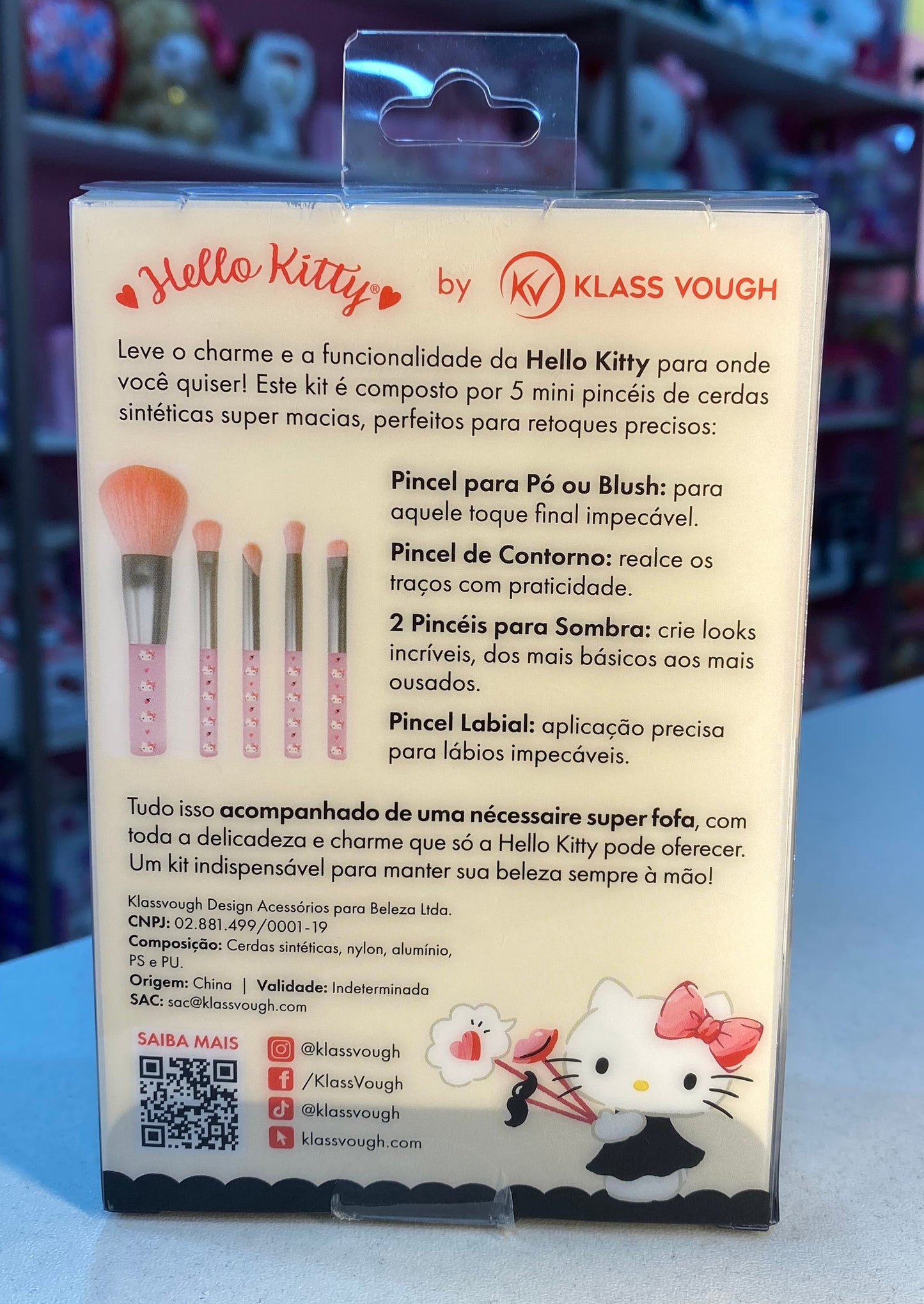 KIT PINCÉIS + NECESSERIE HELLO KITTY