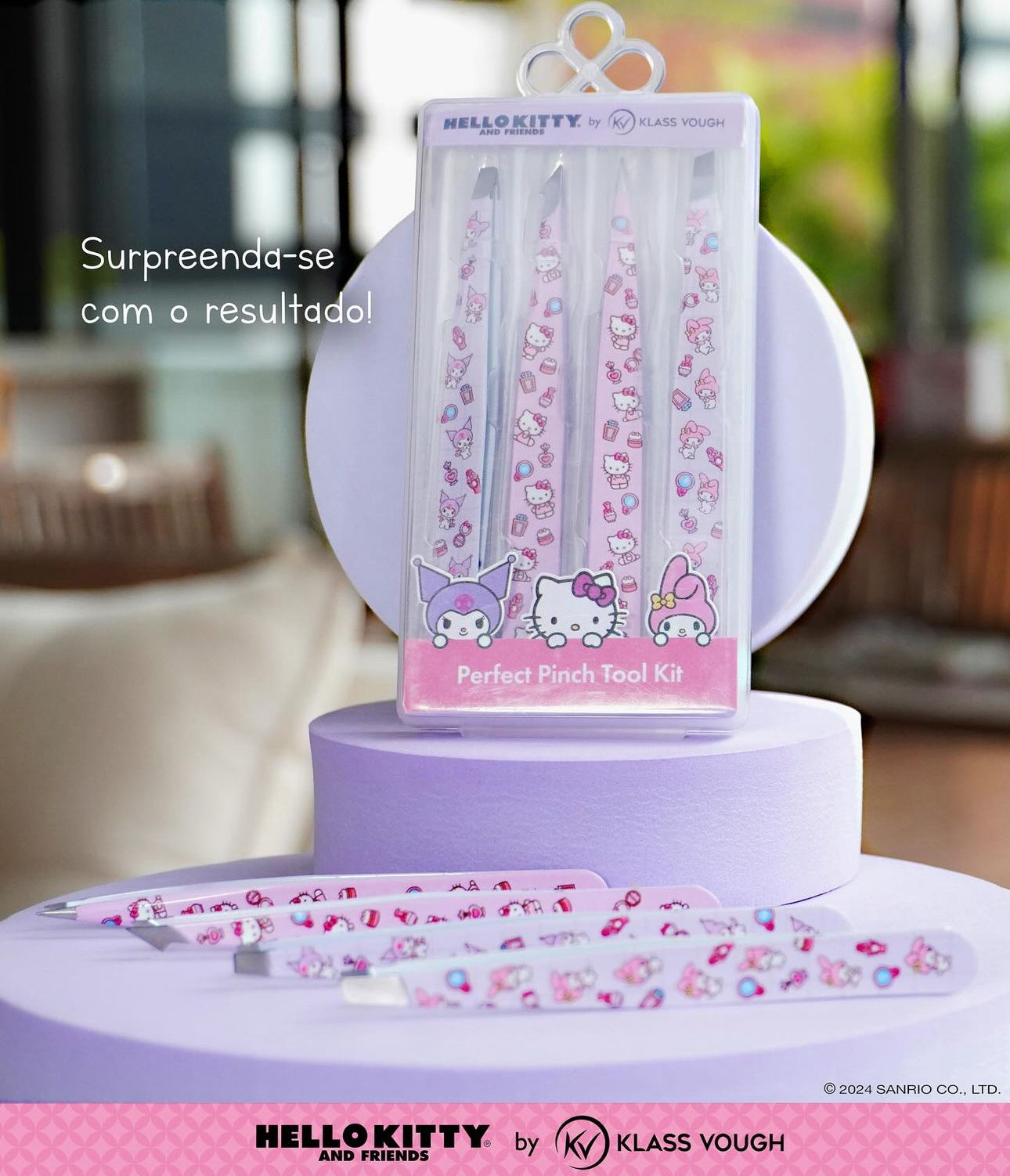 KIT PINÇAS KLASS VOUGH E HELLO KITTY