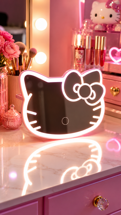 ESPELHO LED HELLO KITTY TOUCH SCREM