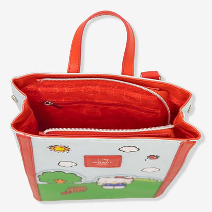 MOCHILA COURO HELLO KITTY ORIGINAL