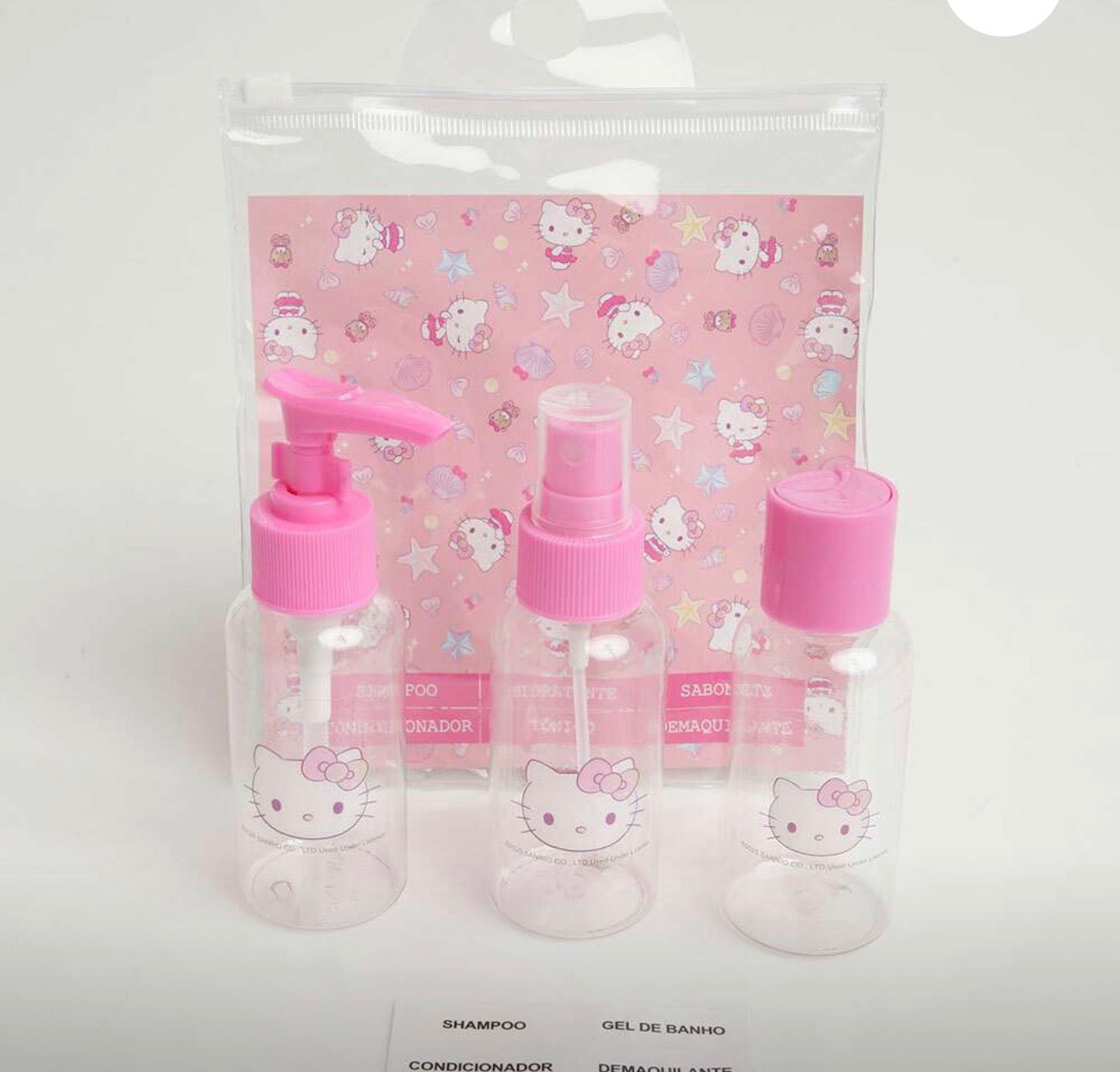 KIT VIAGEM HELLO KITTY