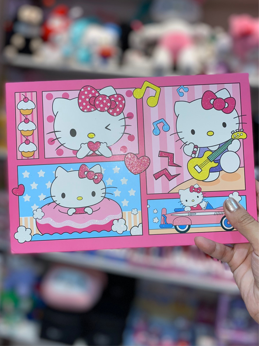 Paleta de sombras grande Hello Kitty