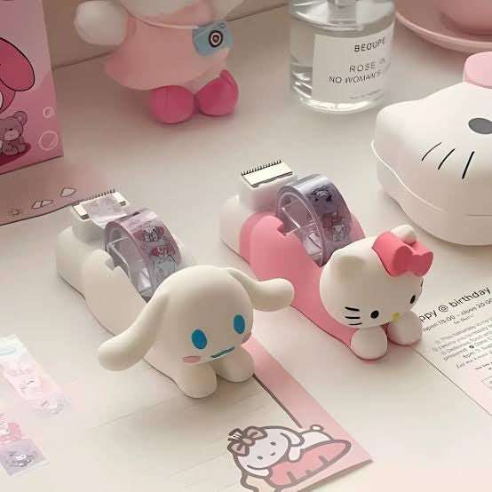 PORTA FITA ADESIVA ESCRITÓRIO HELLO KITTY