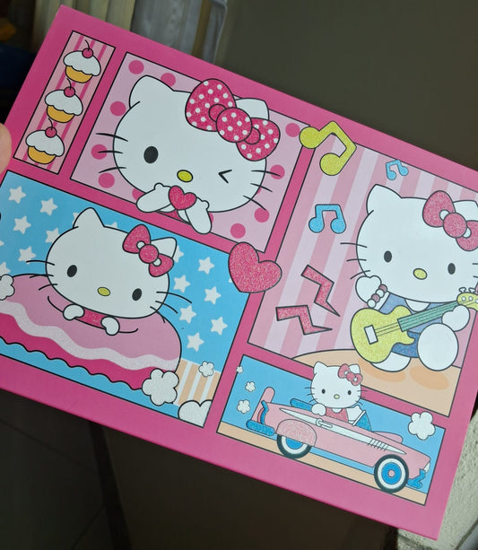 PALETA DE SOMBRA GRANDE HELLO KITTY