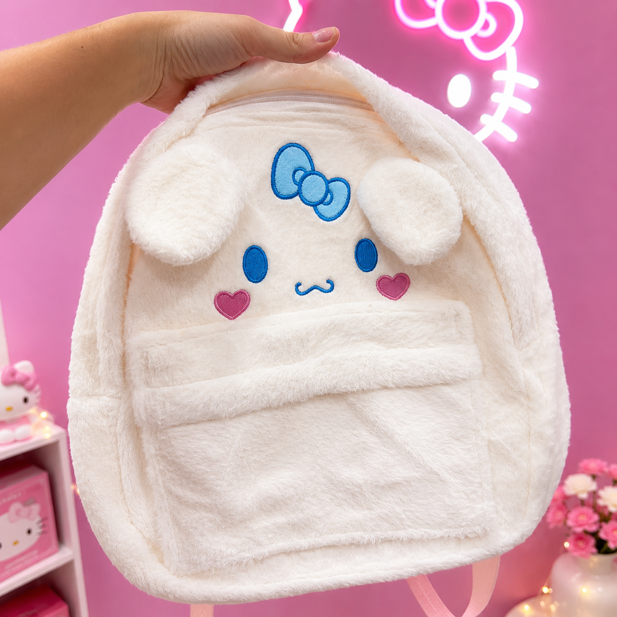 BOLSA SANRIO HELLO KITTY E CINNAMORROL