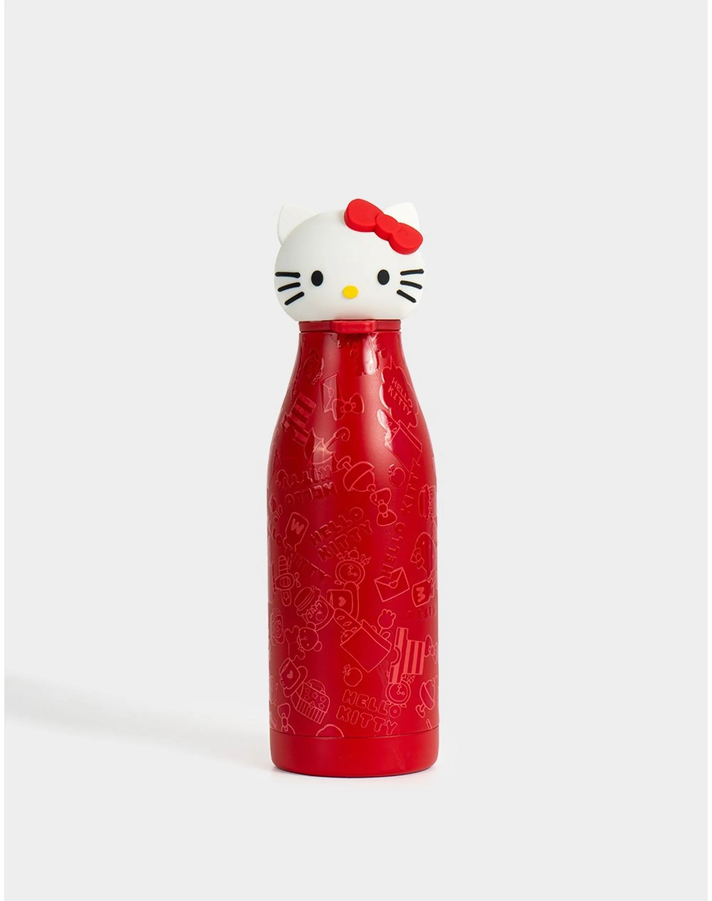 GARRAFA DE AÇO CABEÇA HELLO KITTY ORIGINAL