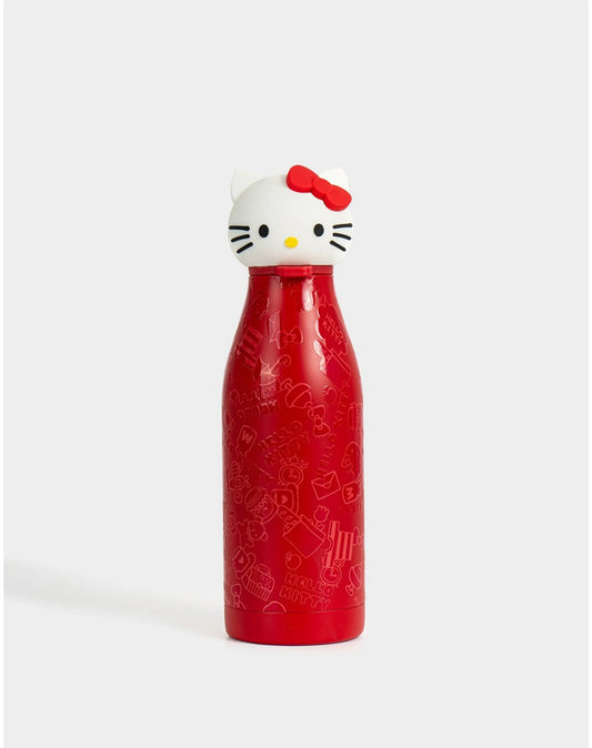GARRAFA DE AÇO CABEÇA HELLO KITTY ORIGINAL