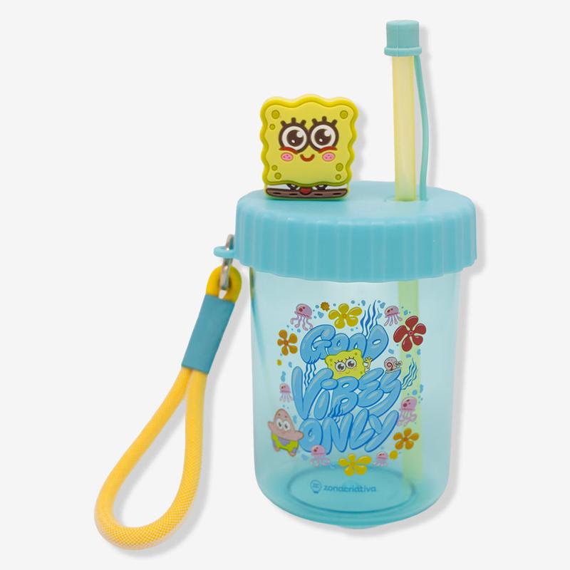 COPO FLIP CANUDO HELLO KITTY, HARRY POTTER, SONIC, HOMEM ARANHA, BOB ESPONJA