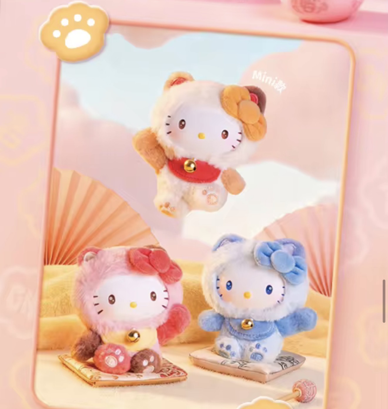 CHAVEIRO HELLO KITTY GATO CHINES, ORIGINAL, IMPORTADO BLIND BOX TOP TOY