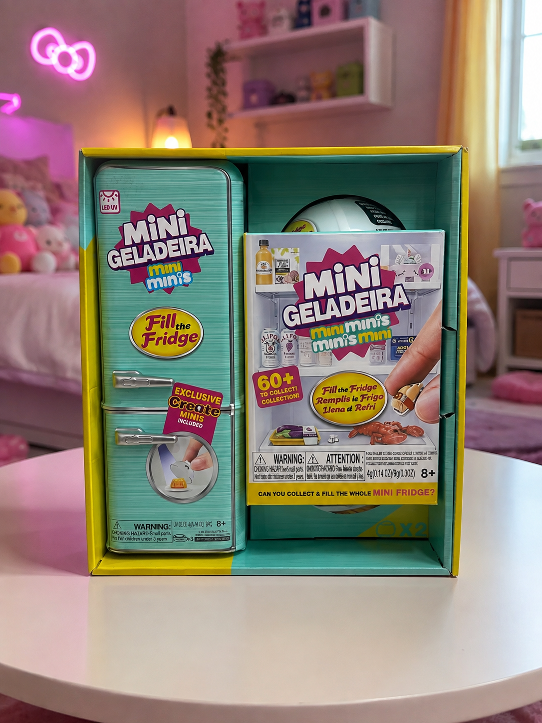 GELADEIRA MINI BRANDS + 2 BOLAS SURPRESA