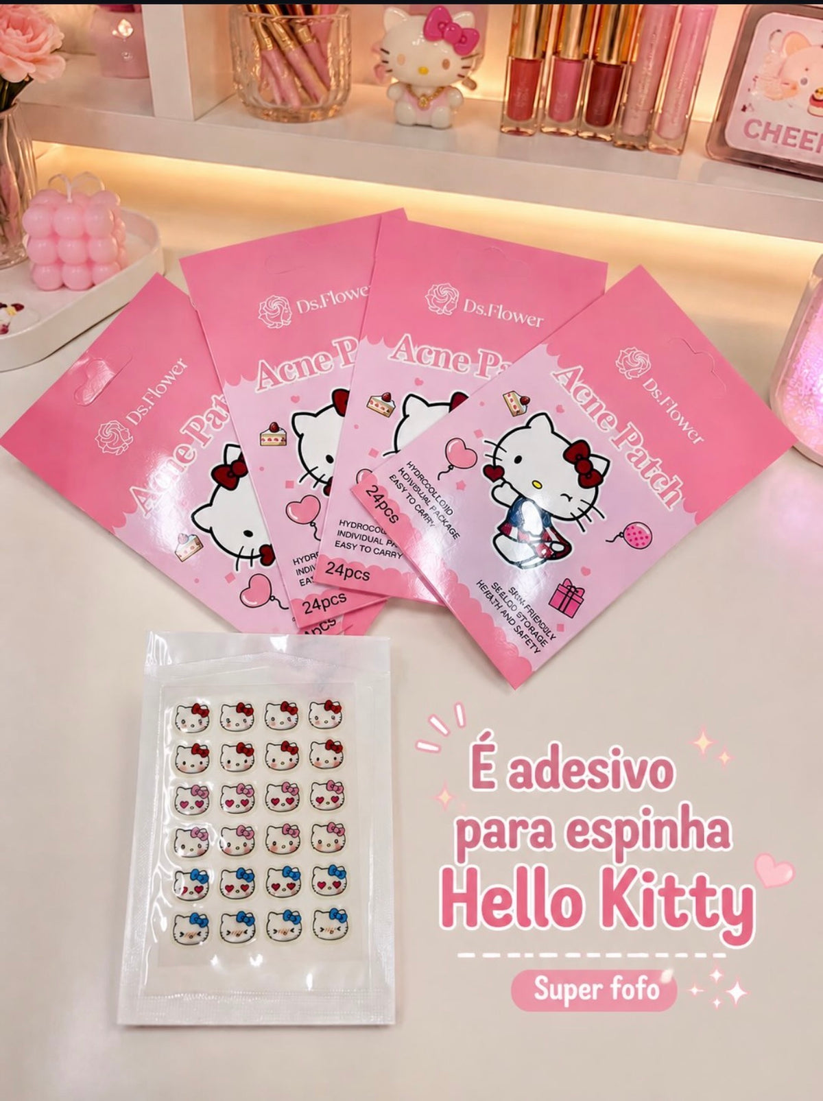 ADESIVO HELLO KITTY PARA ESPINHA