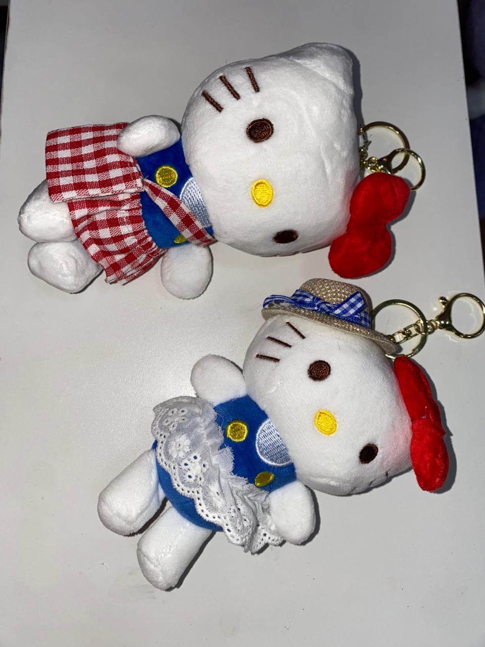 CHAVEIRO PELUCIA HELLO KITTY