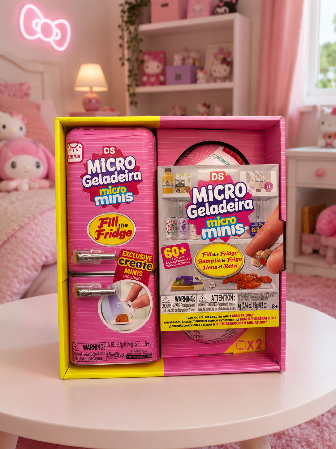GELADEIRA MINI BRANDS + 2 BOLAS SURPRESA