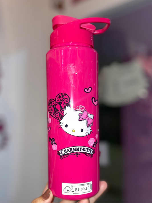 garrafa charmmy kitty coração