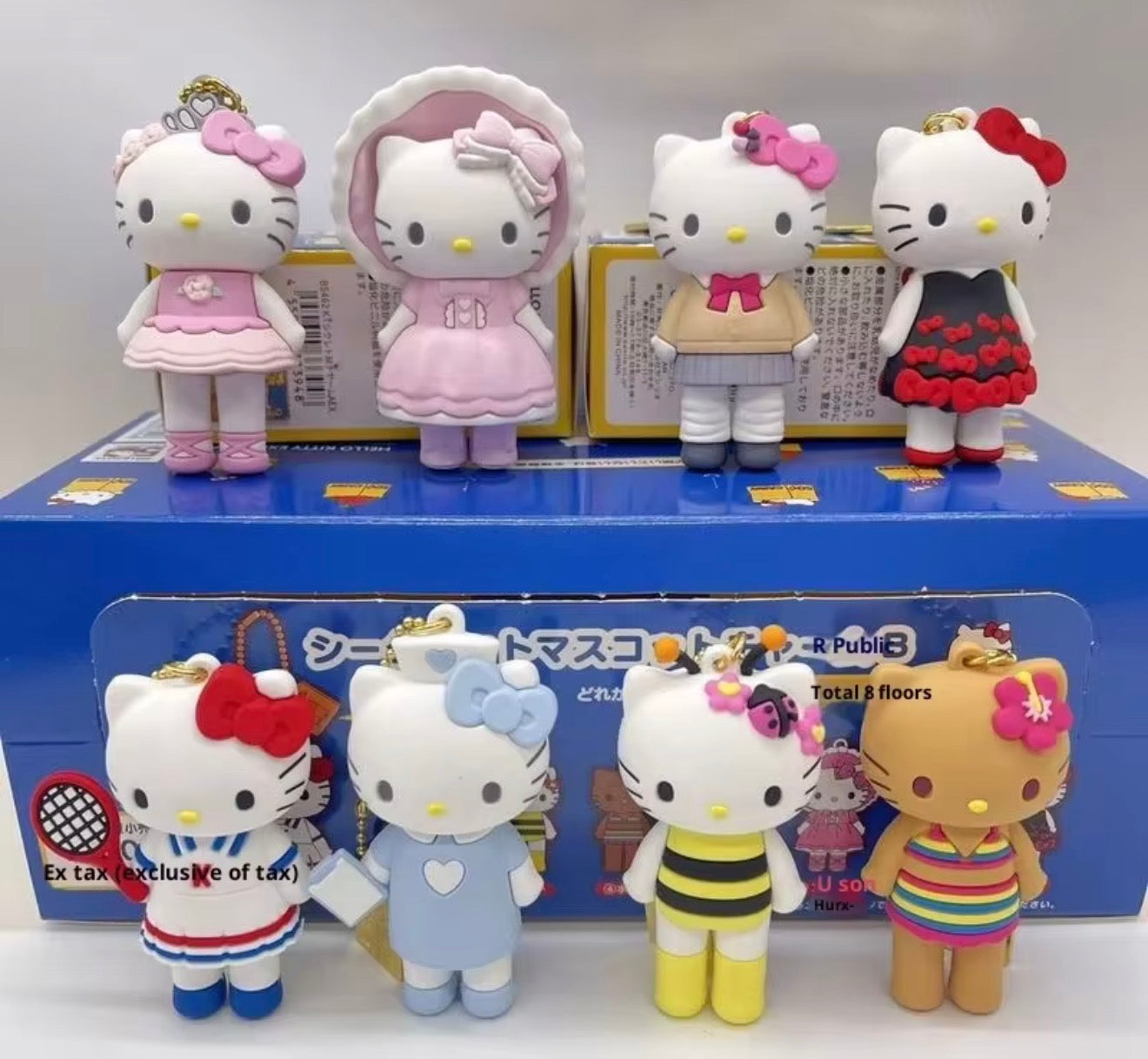CHAVEIRO IMPORTADO HELLO KITTY ANIVERSÁRIO 50 ANOS, ORIGINAL BLIND BOX (SURPRESA)