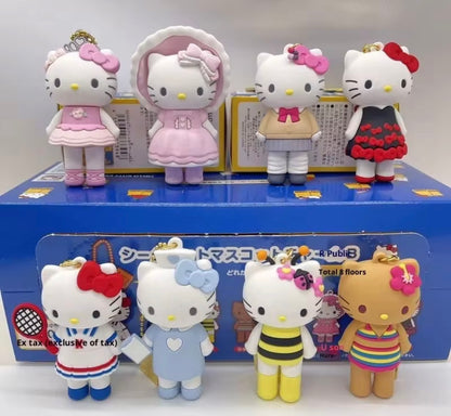 CHAVEIRO IMPORTADO HELLO KITTY ANIVERSÁRIO 50 ANOS, ORIGINAL BLIND BOX (SURPRESA)