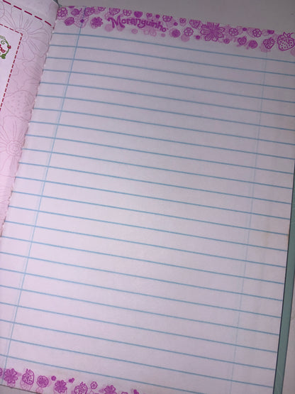 MINI CADERNO BROCHURA MORANGUINHO 48 folhas