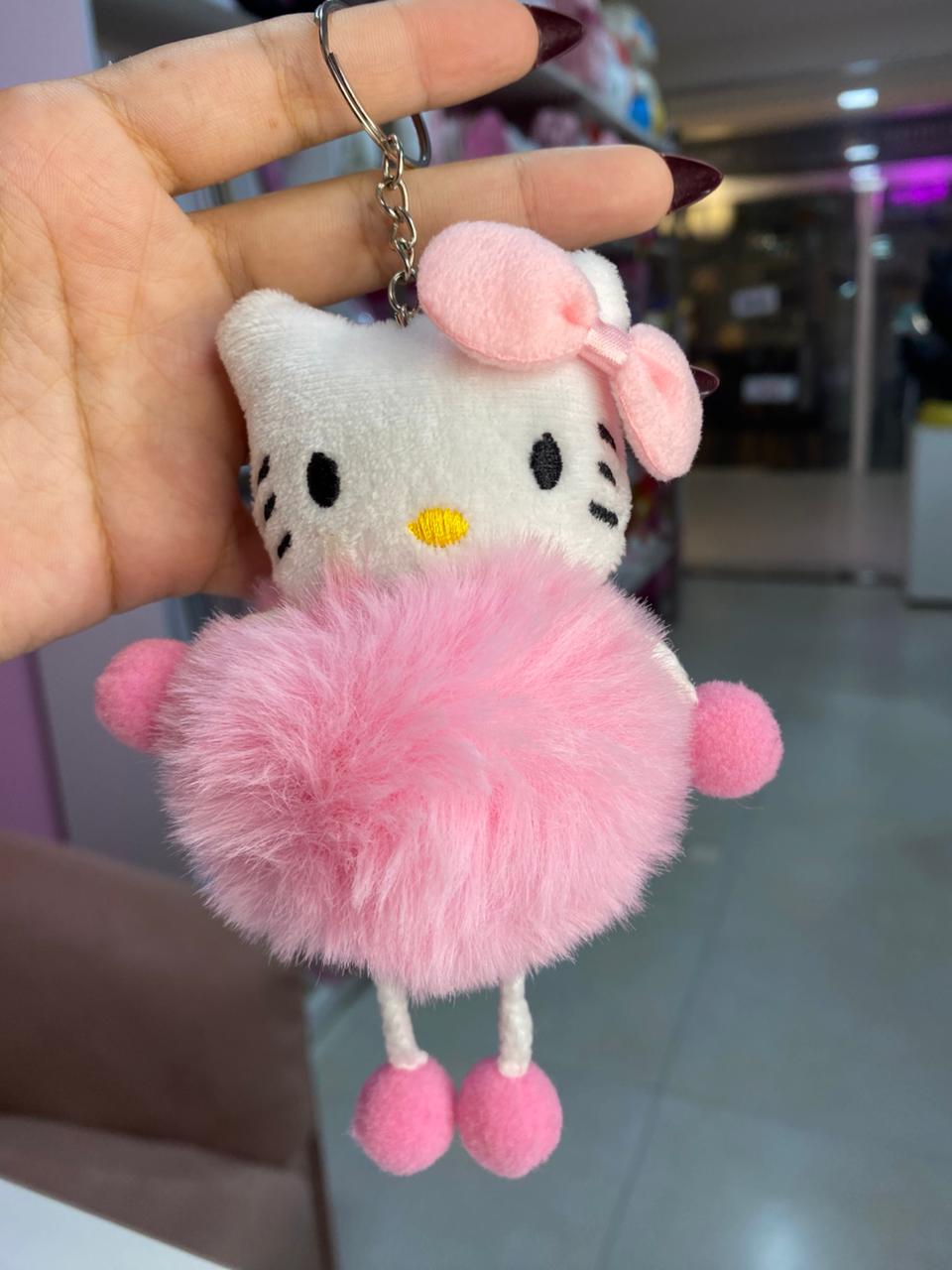 CHAVEIRO FOFO SANRIO POMPOM HELLO KITTY E AMIGOS