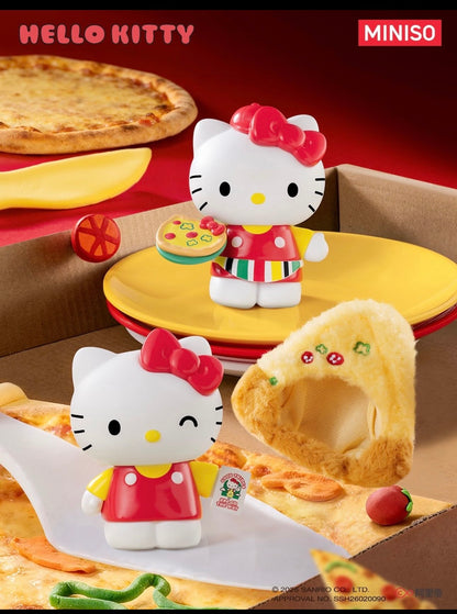 HELLO KITTY PIZZARIA MINISO BLIND BOX ORIGINAL IMPORTADA