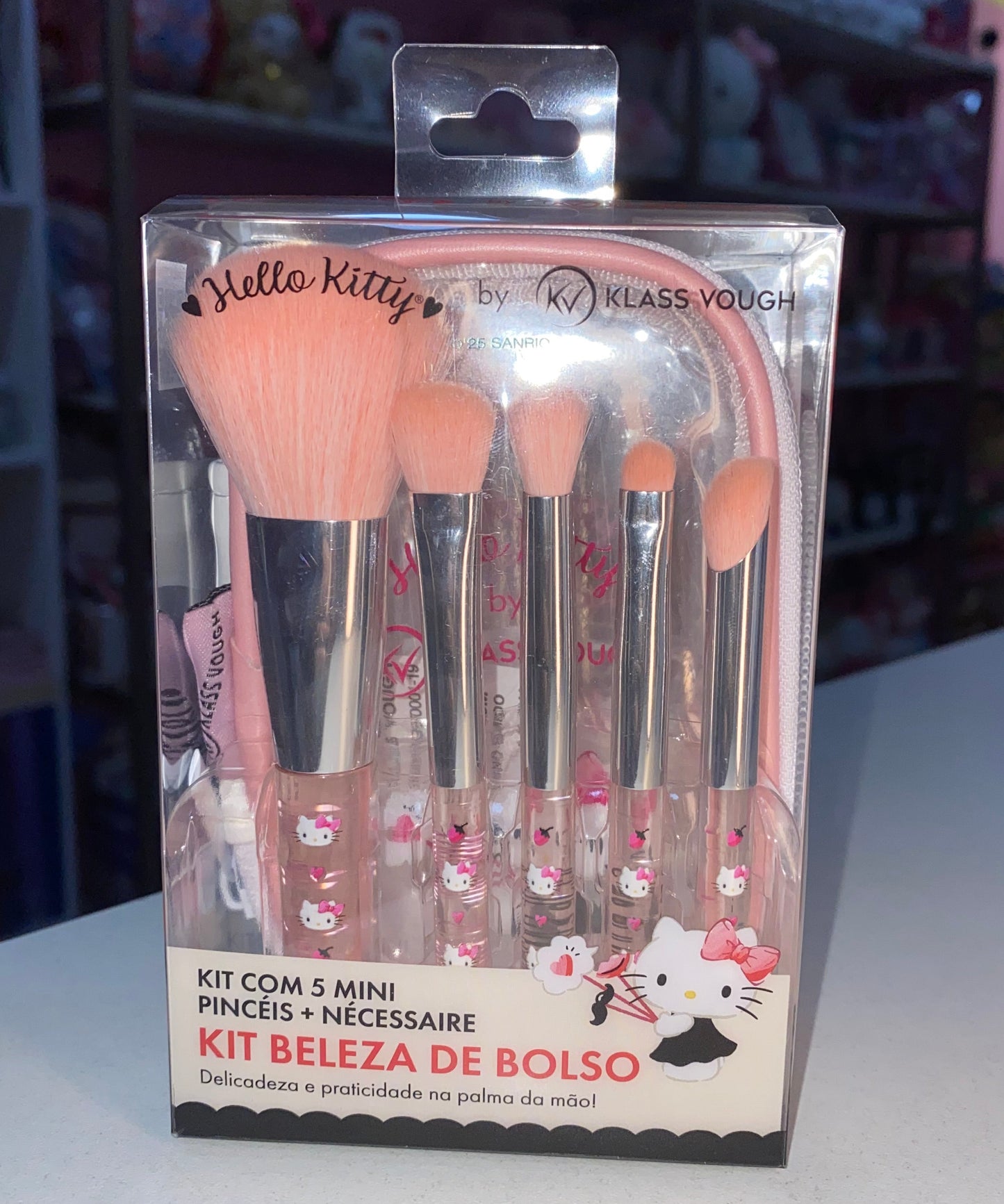 KIT PINCÉIS + NECESSERIE HELLO KITTY