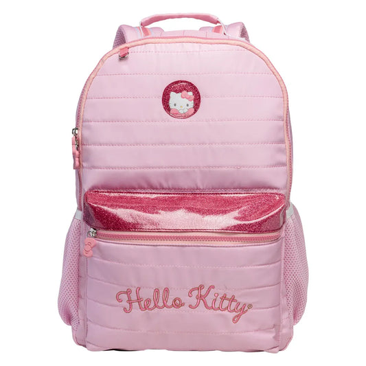 MOCHILA GRANDE ESCOLAR HELLO KITTY ROSA ORIGINAL